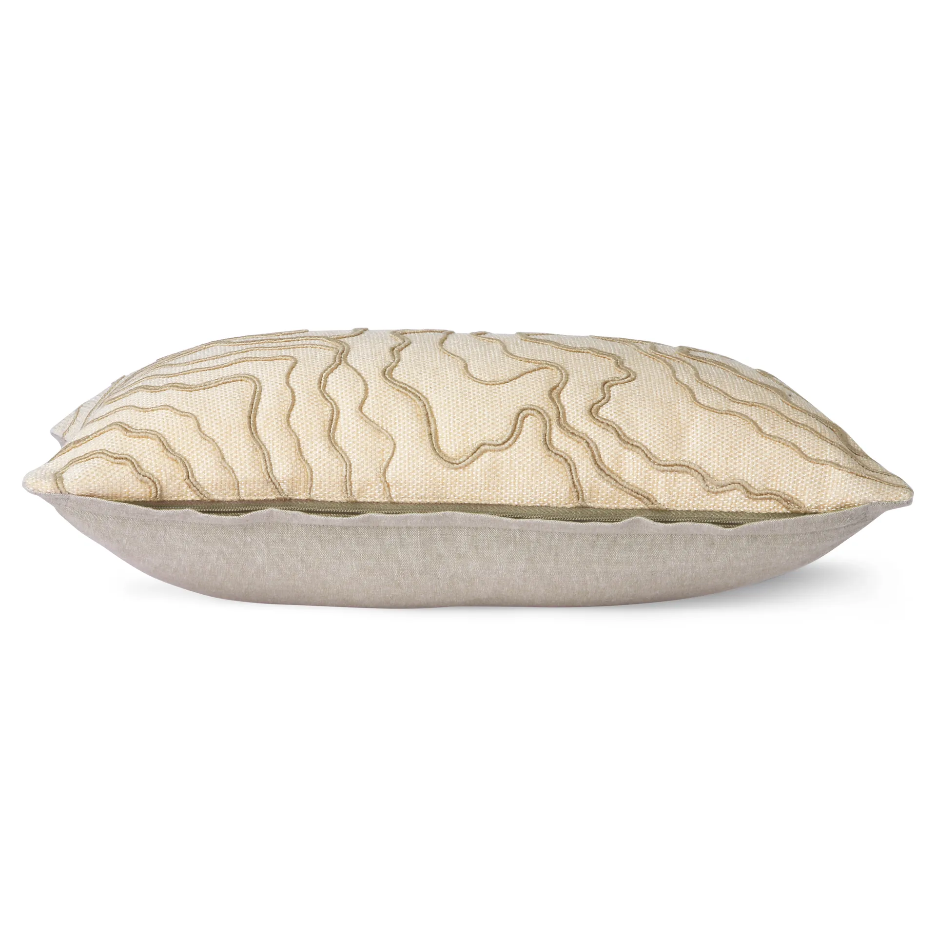 Stitched lines pude 30x50 cm, Cream/Natural HKliving