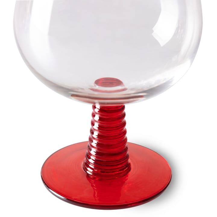 Swirl vinglas lavt, Red HKliving