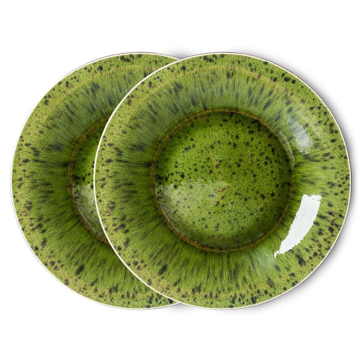 The Emeralds tallerken 2-pak Ø27,3 cm, Grøn HKliving