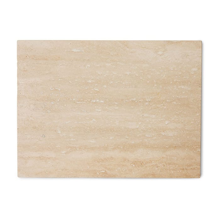 Travertin skærebræt 40x50 cm, Beige HKliving