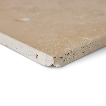 Travertin skærebræt 40x50 cm - Beige - HKliving