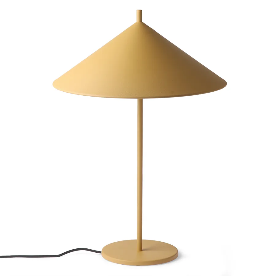Triangle bordlampe L, Matt ochre HKliving