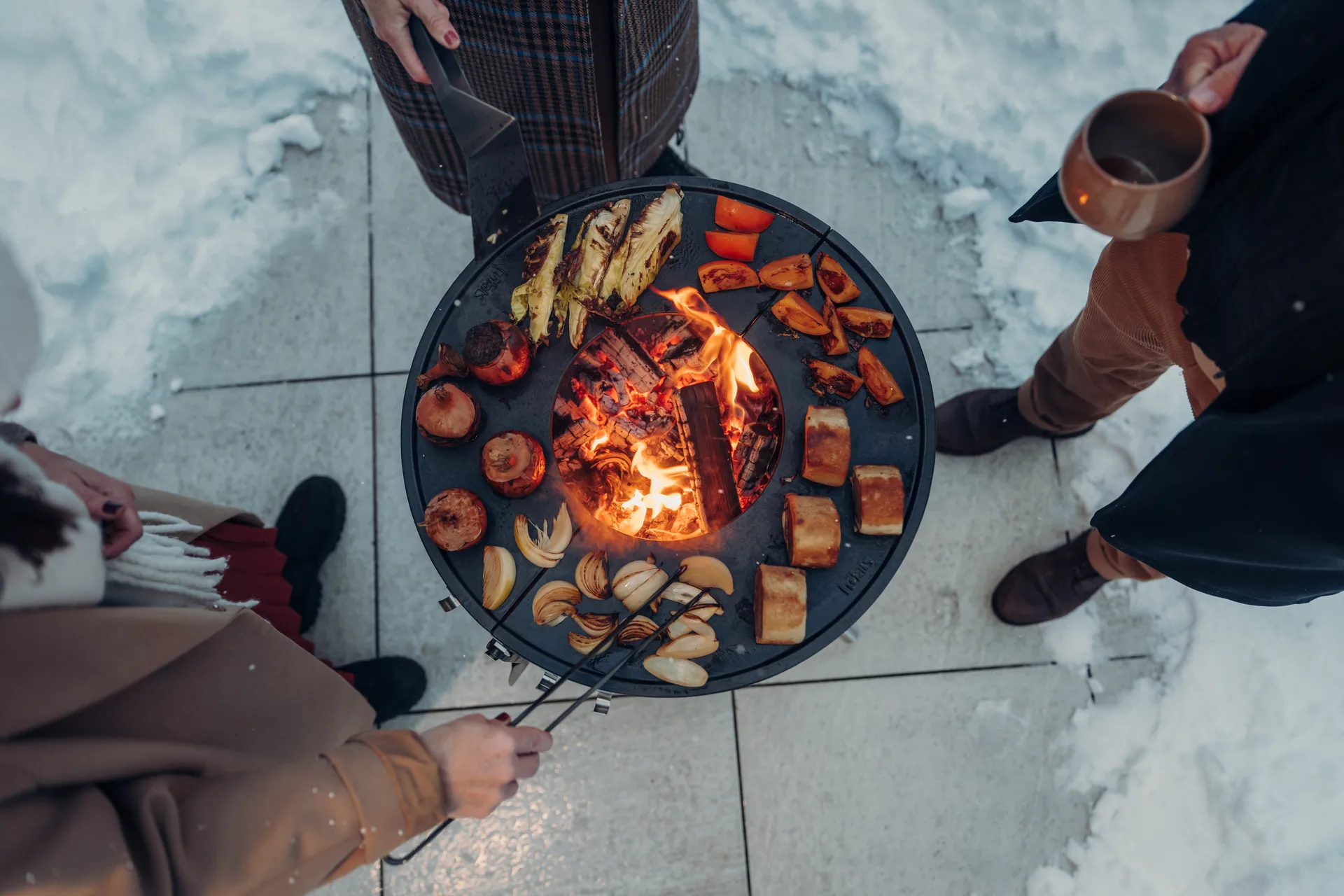 BOWL 57 Plancha stegebord, Sort Höfats
