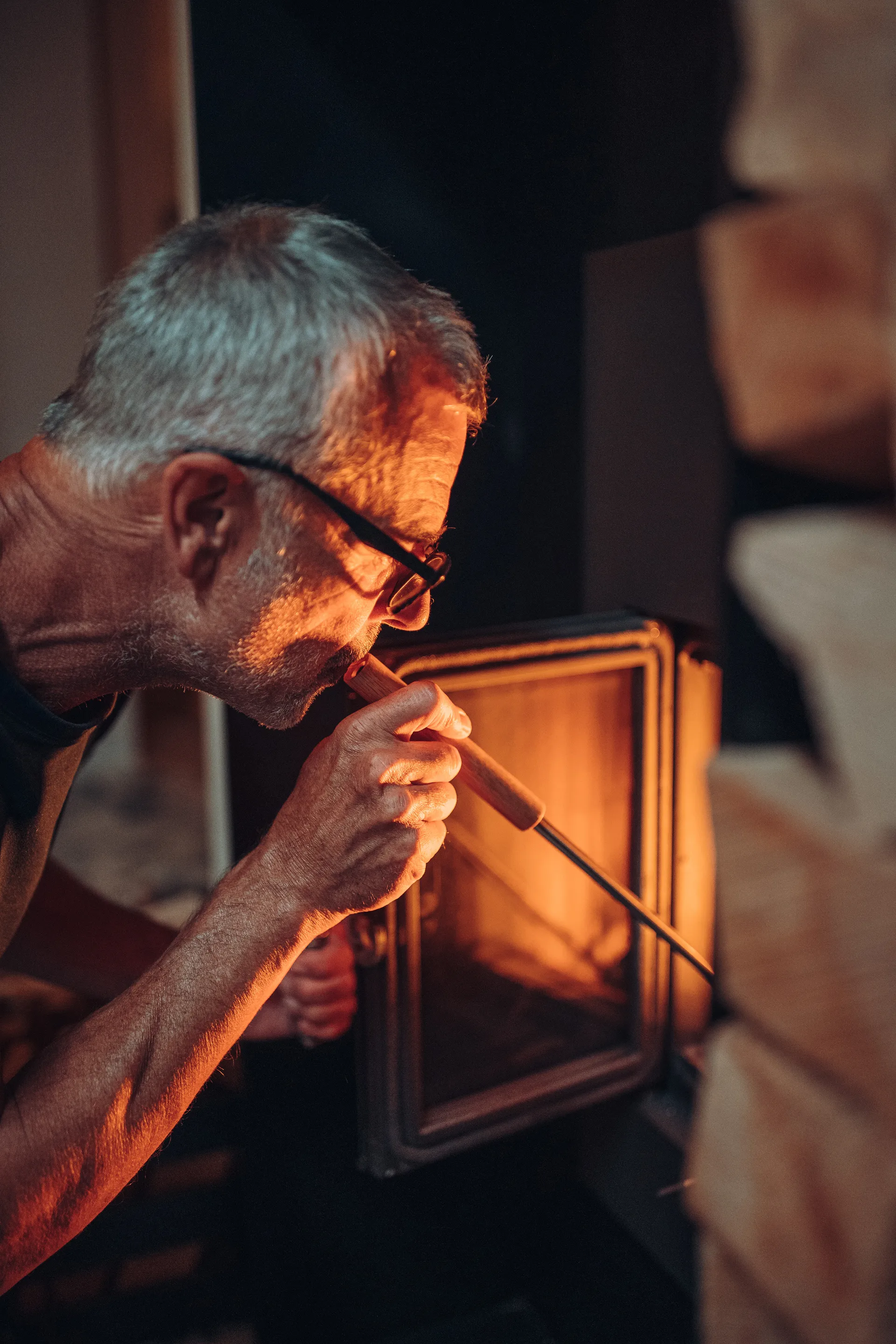 Höfats ildredskabssæt, Rustfrit stål-ask, 3 dele Höfats