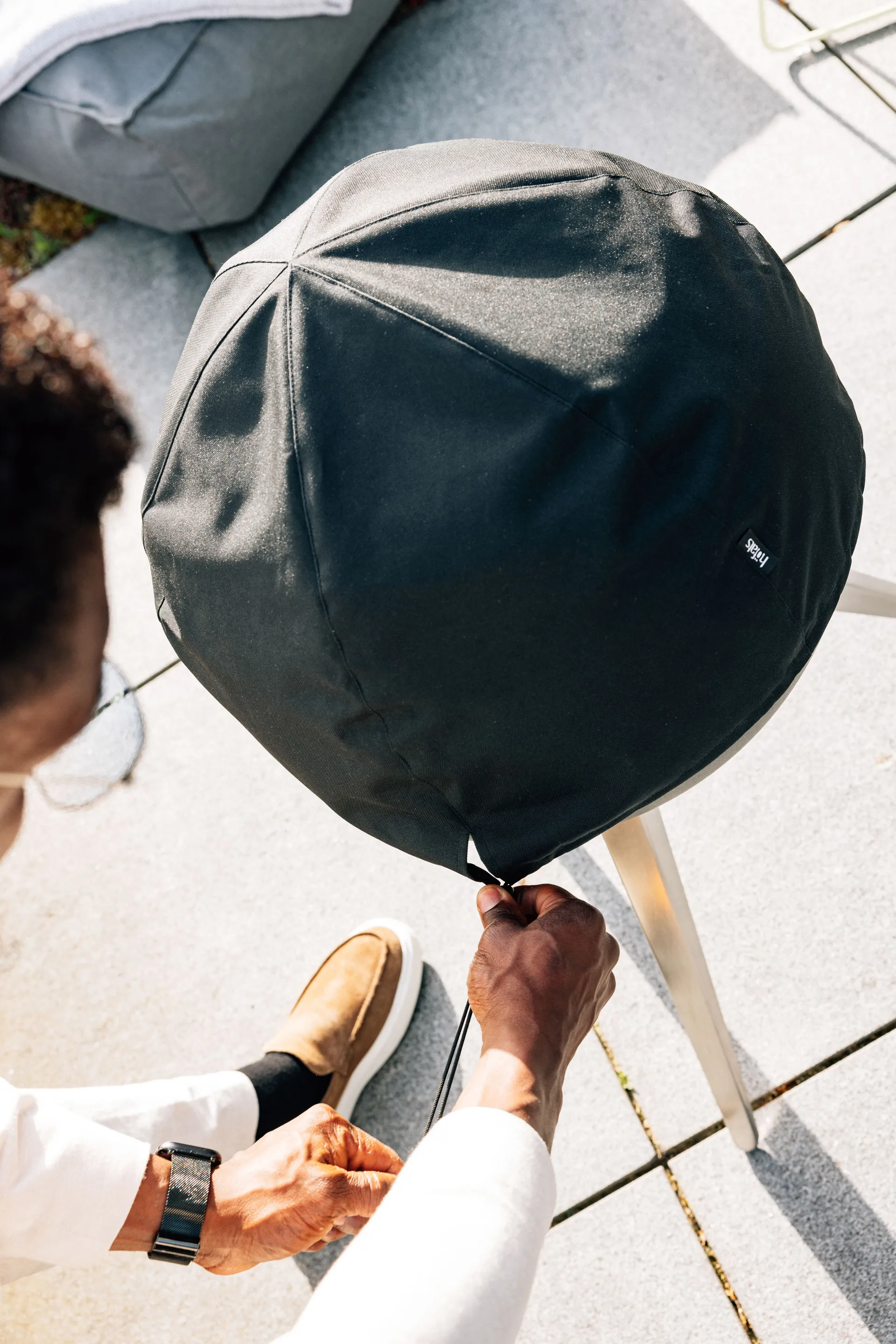 MOON 45 betræk, Sort Höfats