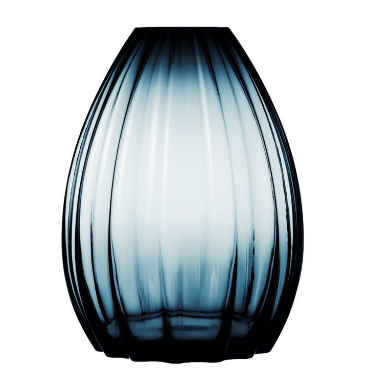 2Lip vase 45 cm, Mørkeblå Holmegaard