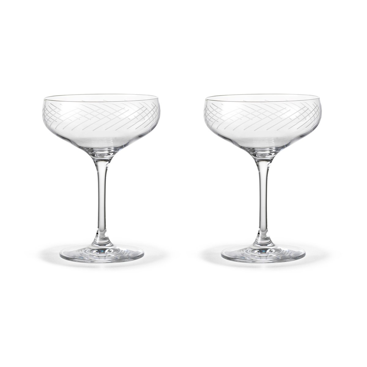 Holmegaard Cabernet Lines cocktailglas 29 cl 2-pak Klar