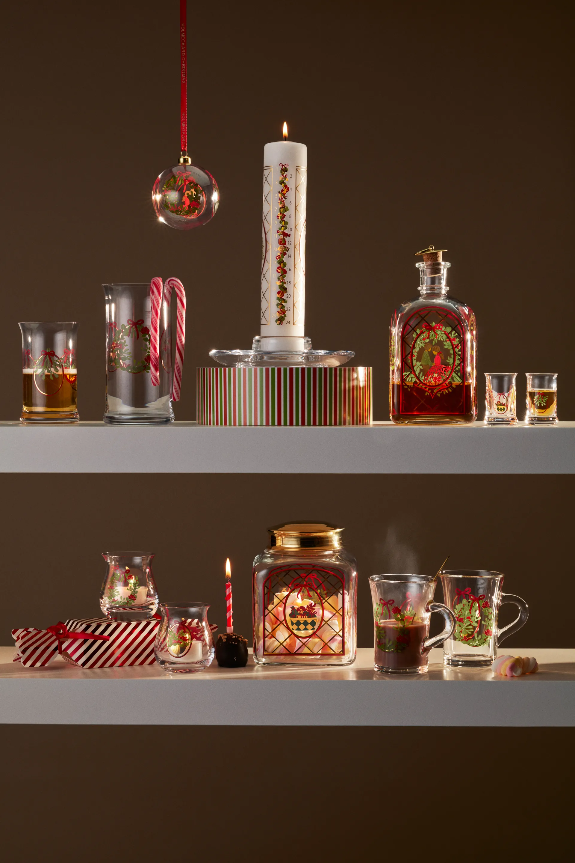 Holmegaard Christmas julesnapsflaske, 2025 Holmegaard