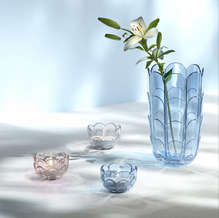 Lily lysestage Ø7 cm, Klar Holmegaard