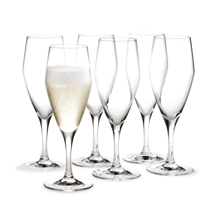 Perfection champagneglas 23 cl 6-pak, Klar Holmegaard