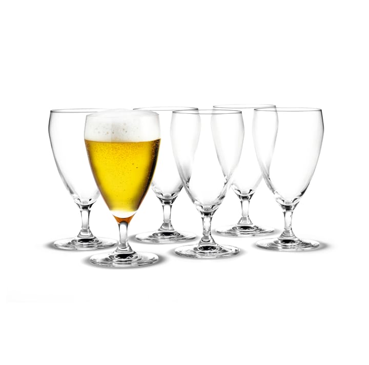 Perfection ølglas 44 cl 6-pak - Klar - Holmegaard