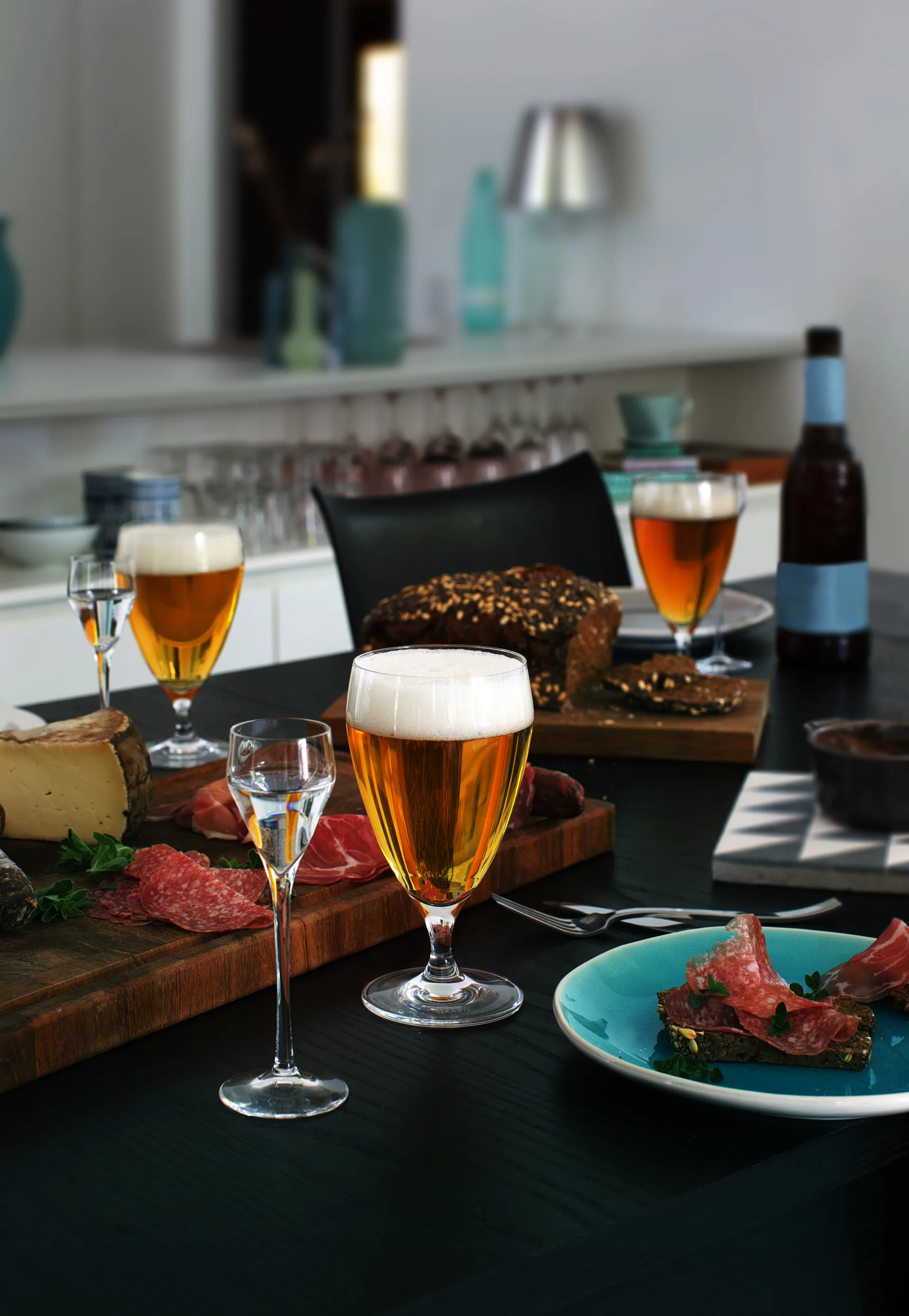 Perfection ølglas 44 cl 6-pak, Klar Holmegaard