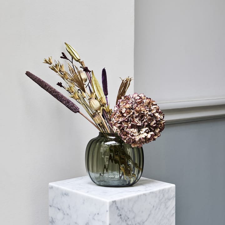 Primula vase oval 17,5 cm, Smoke Holmegaard