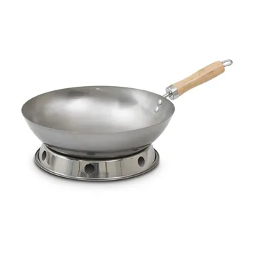 Hot Wok bordbeskyttelse wokpande Ø25,5 cm - Rustfrit stål - Hot Wok
