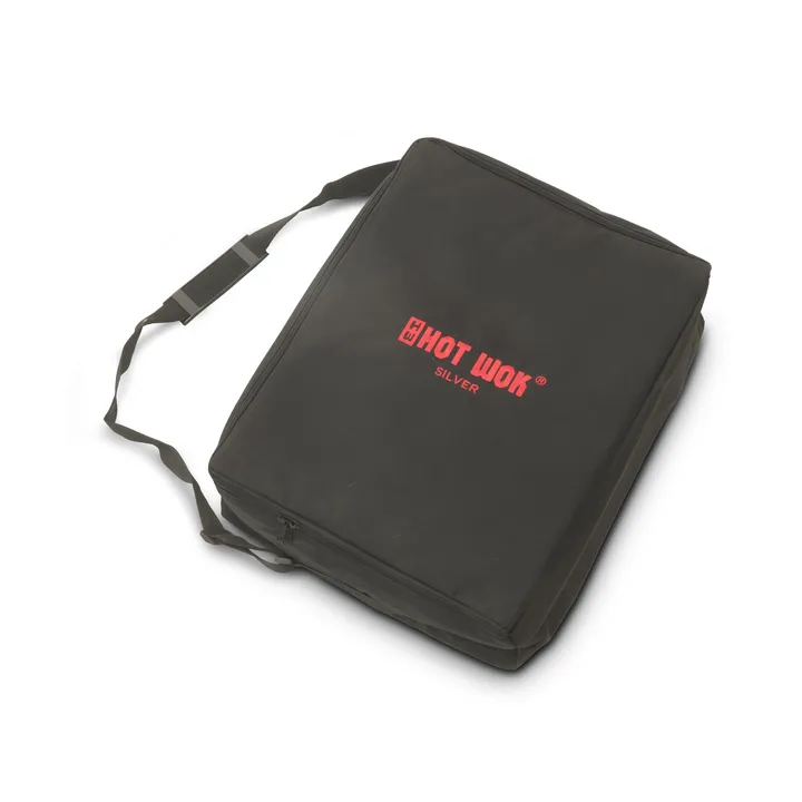 Hot Wok opbevaringspose Silver line - Sort - Hot Wok