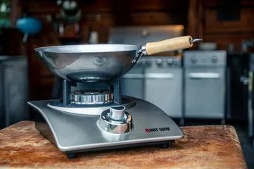 Hot Wok Silver Line gasbrænder 4,5 kW - 2 dele - Hot Wok