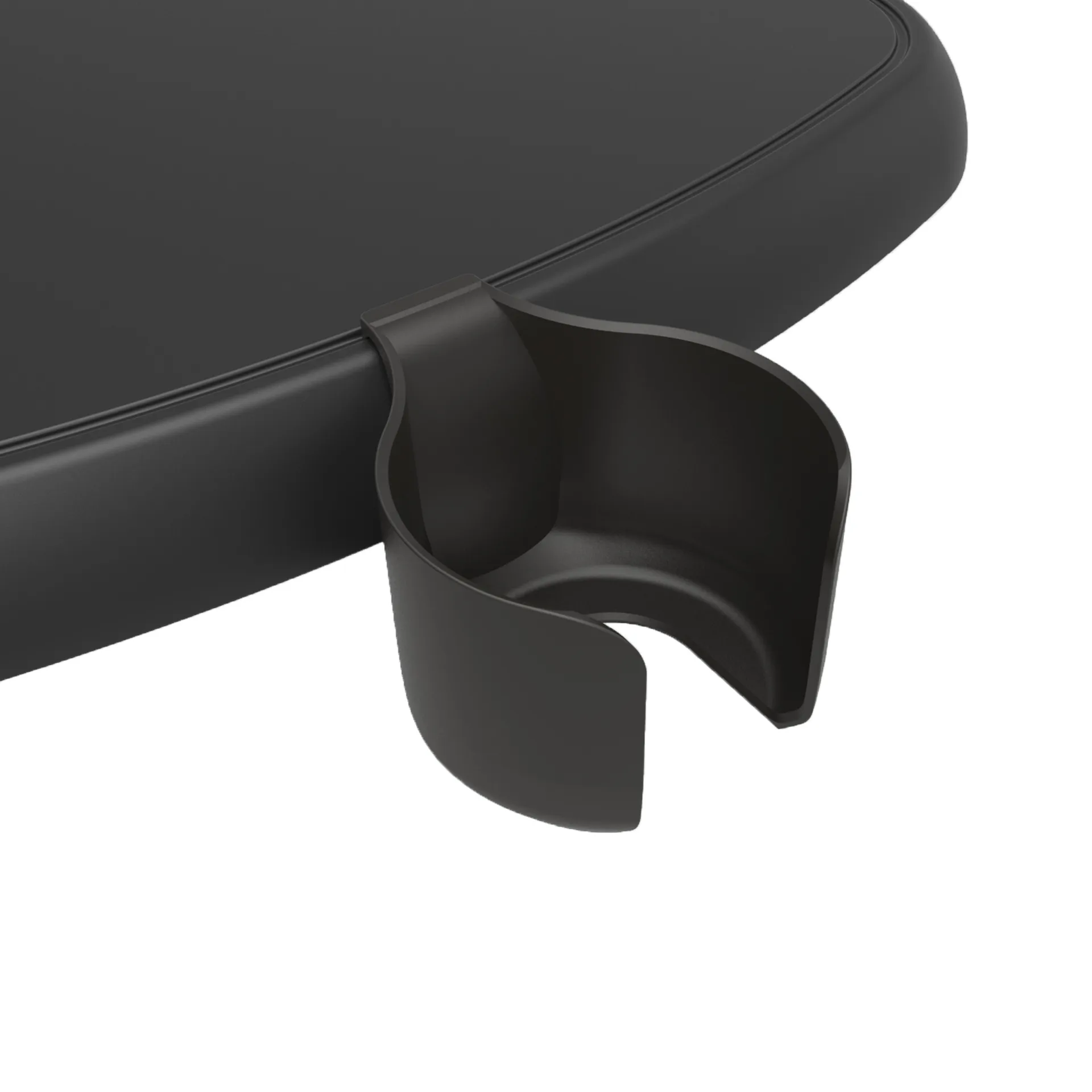 Top Line koppholder og 2 stk kroge, Sort Hot Wok