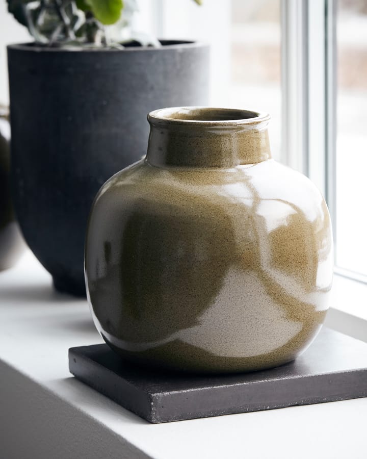 Aju vase 17 cm, Grøn  House Doctor