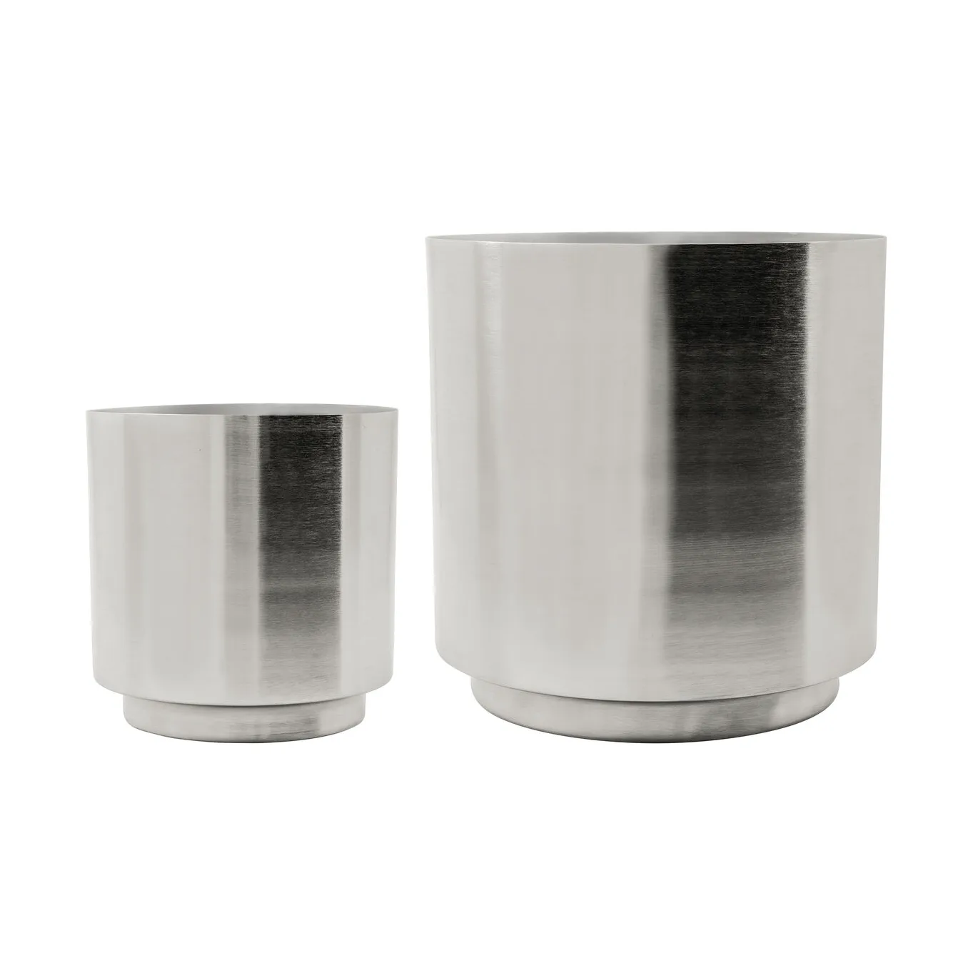 Bailey urtepotte 2 dele, Silver finish House Doctor