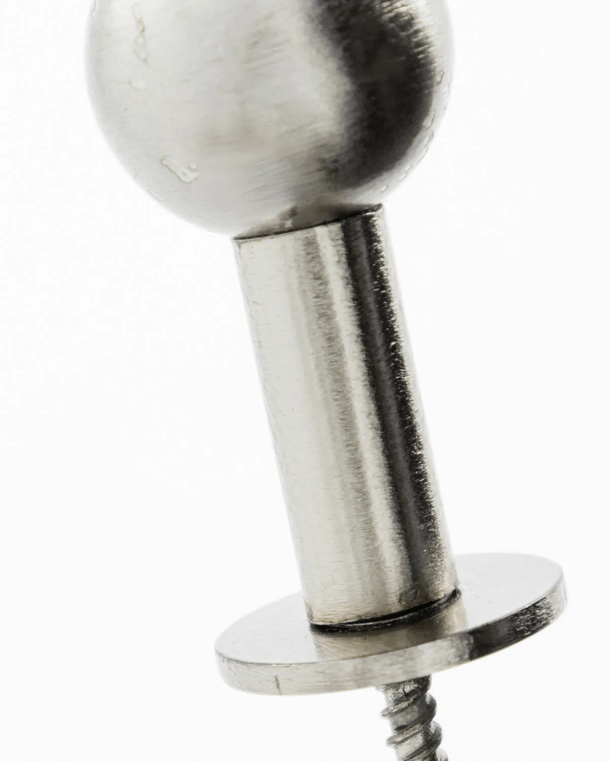 Ball knage 2-pak, Sølvfinish, Ø4x2 cm House Doctor
