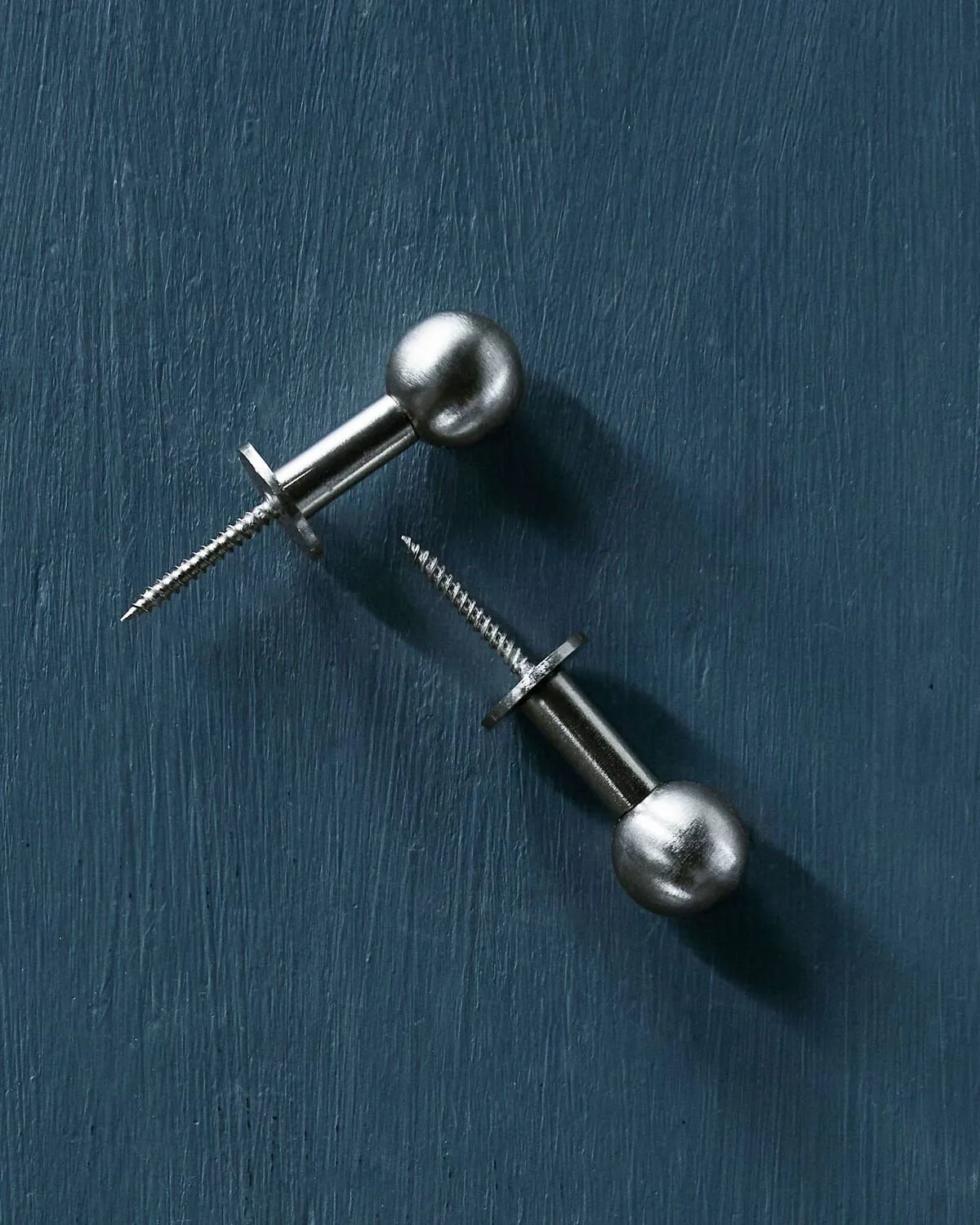 Ball knage 2-pak, Sølvfinish, Ø4x2 cm House Doctor