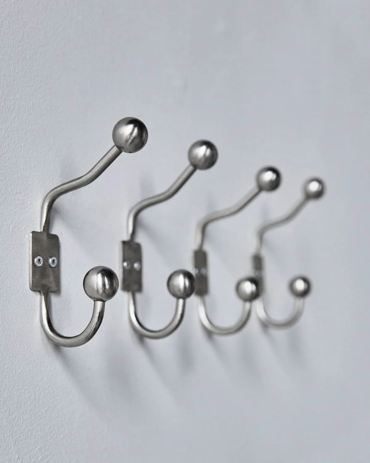 Ball knage 2-pak, Sølvfinish, Ø7x13 cm House Doctor