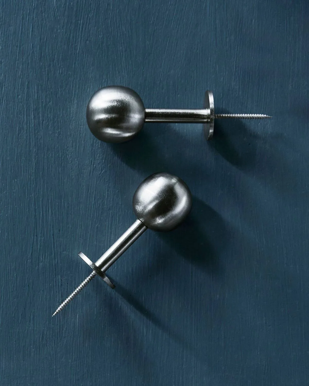 Ball knage 2-pak, Sølvfinish, Ø8x4 cm House Doctor