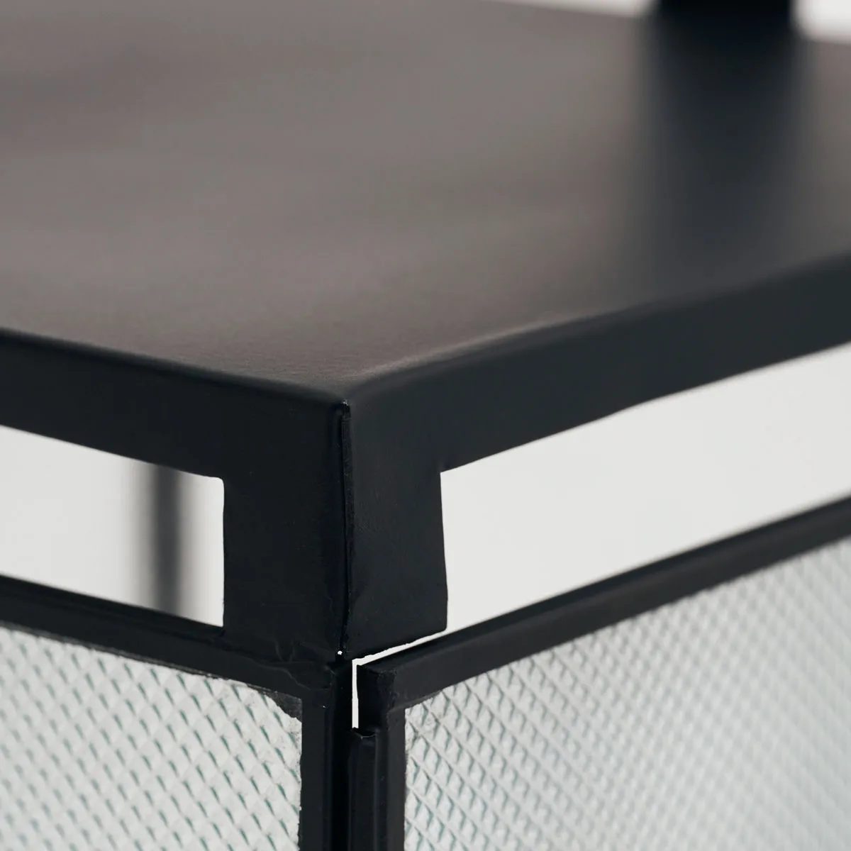 Blaze lanterne 50 cm, Sort antikvitet House Doctor