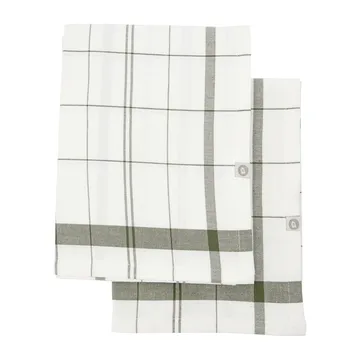 Chef viskestykke 55x75 cm 2-pak - Grøn  - House Doctor