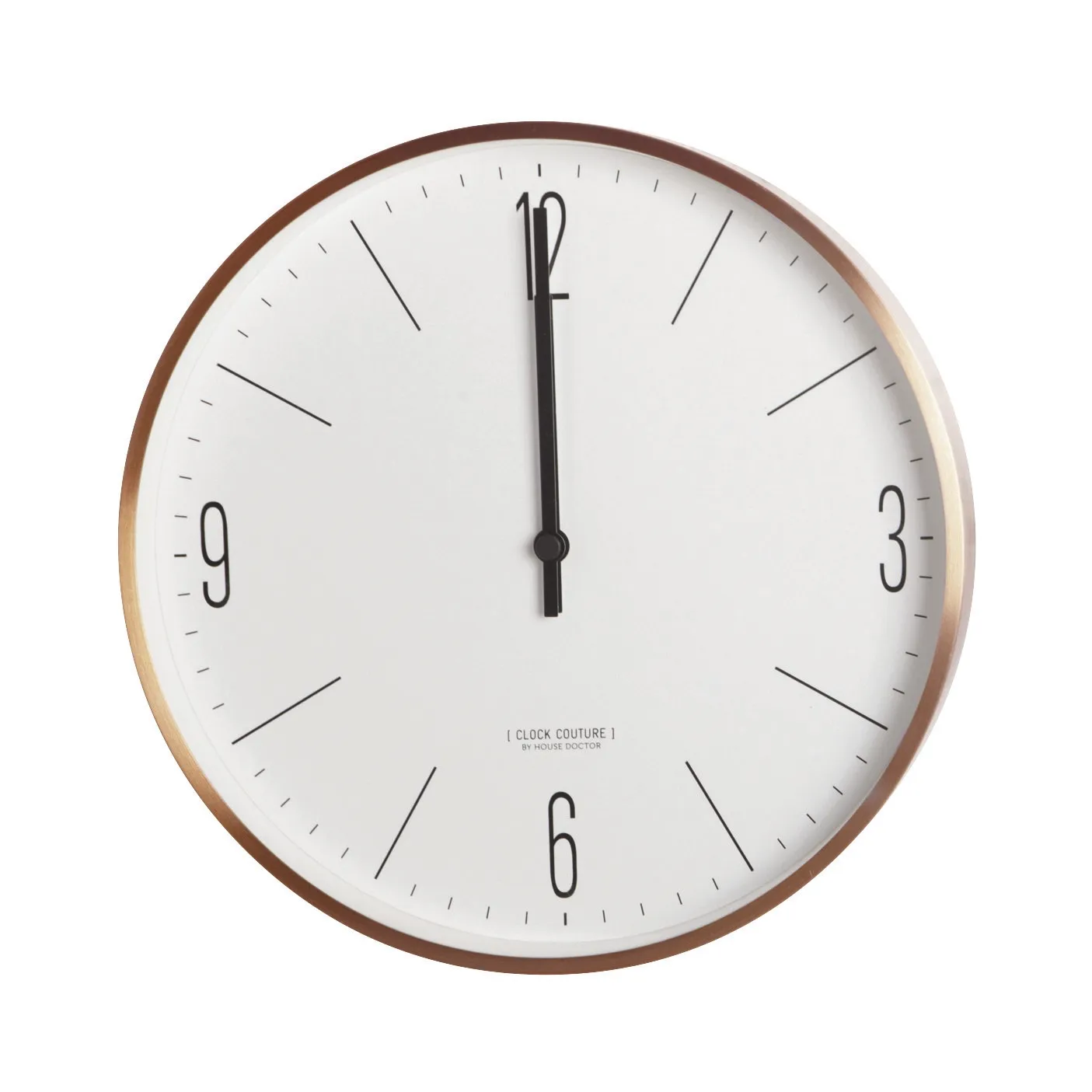 Clock Couture vægur, guld-hvid House Doctor
