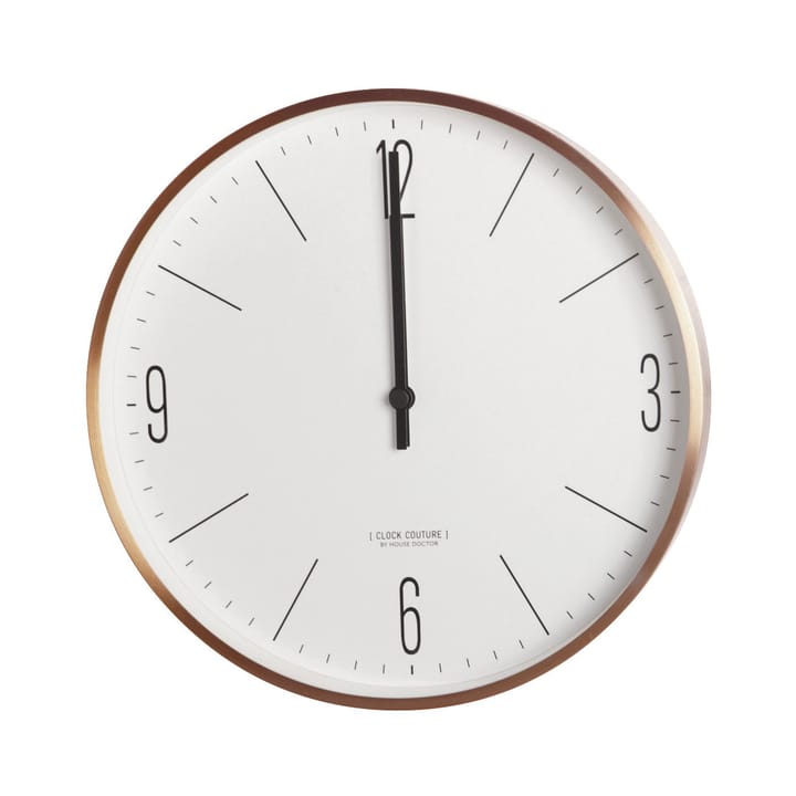 Clock Couture vægur, guld-hvid House Doctor