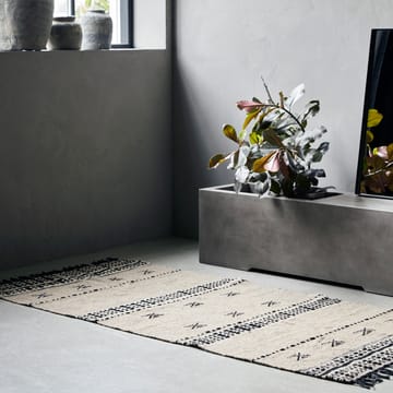 Cros tæppe 90x200 cm - Sand - House Doctor