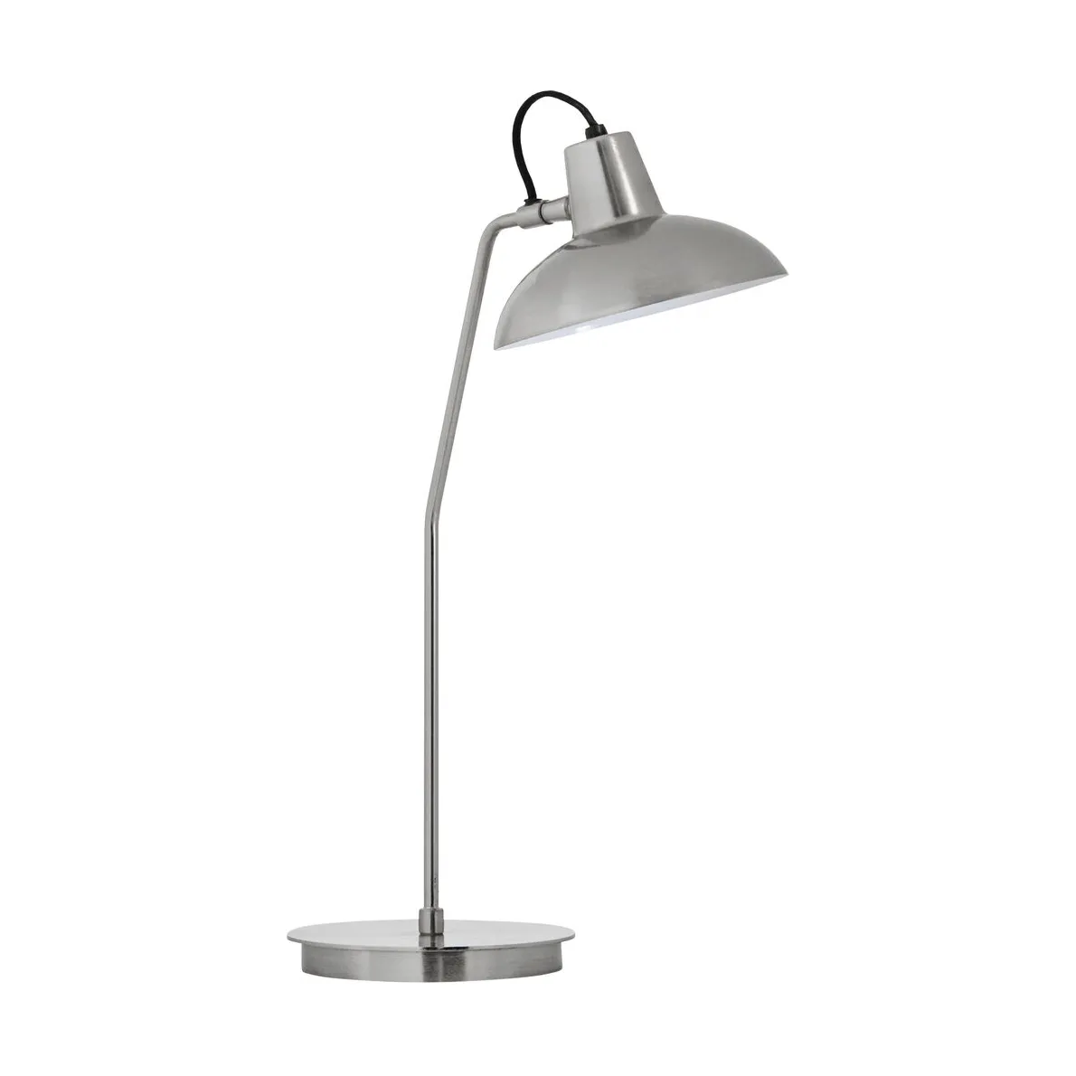 Desk bordlampe høj, Børstet sølvfarve House Doctor