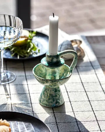 Diva lysestage 14 cm - Grøn - House Doctor