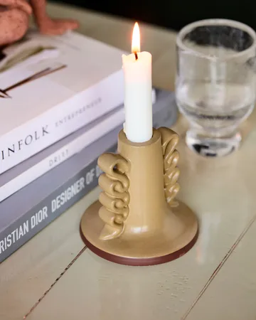 Diva lysestage 9,5 cm - Sand - House Doctor