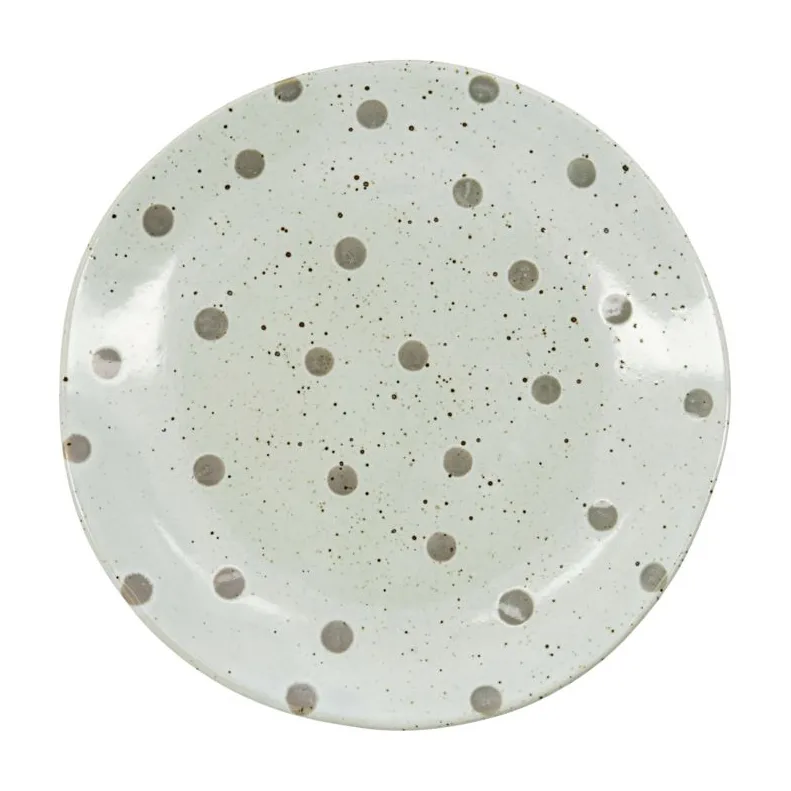 Dots tallerken Ø19,5 cm, Beige House Doctor