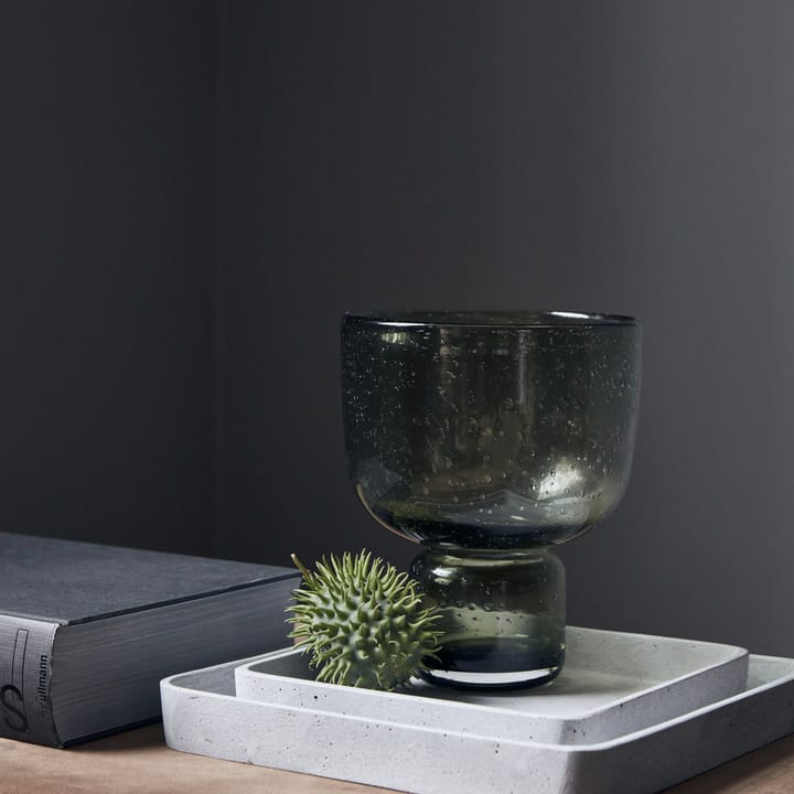 Farida vase 22 cm, Olivengrøn House Doctor