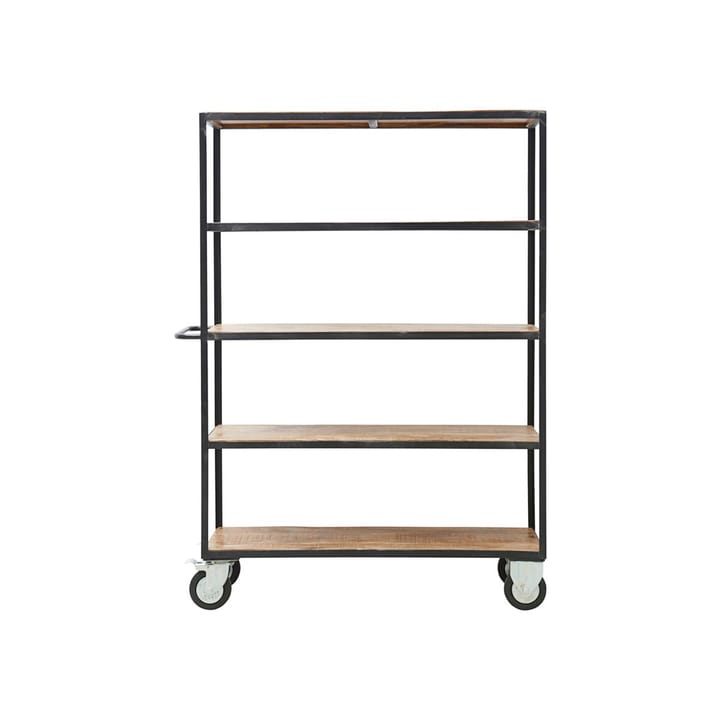 House Doctor hylde system 4 hjul 175 cm - Sort-natur - House Doctor