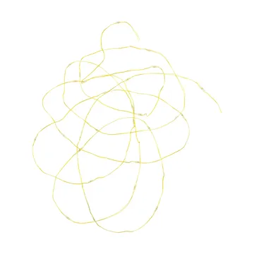 House Doctor lyskæde 10 meter 80 lamper - Messing - House Doctor