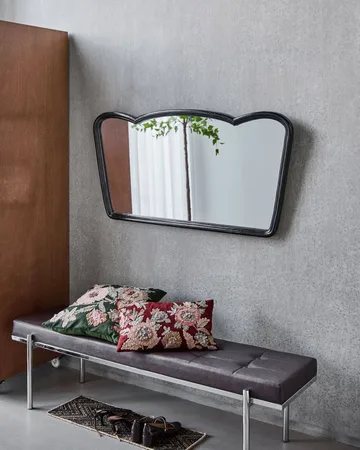 Jamp vægspejl - Sort, 127x65 cm - House Doctor