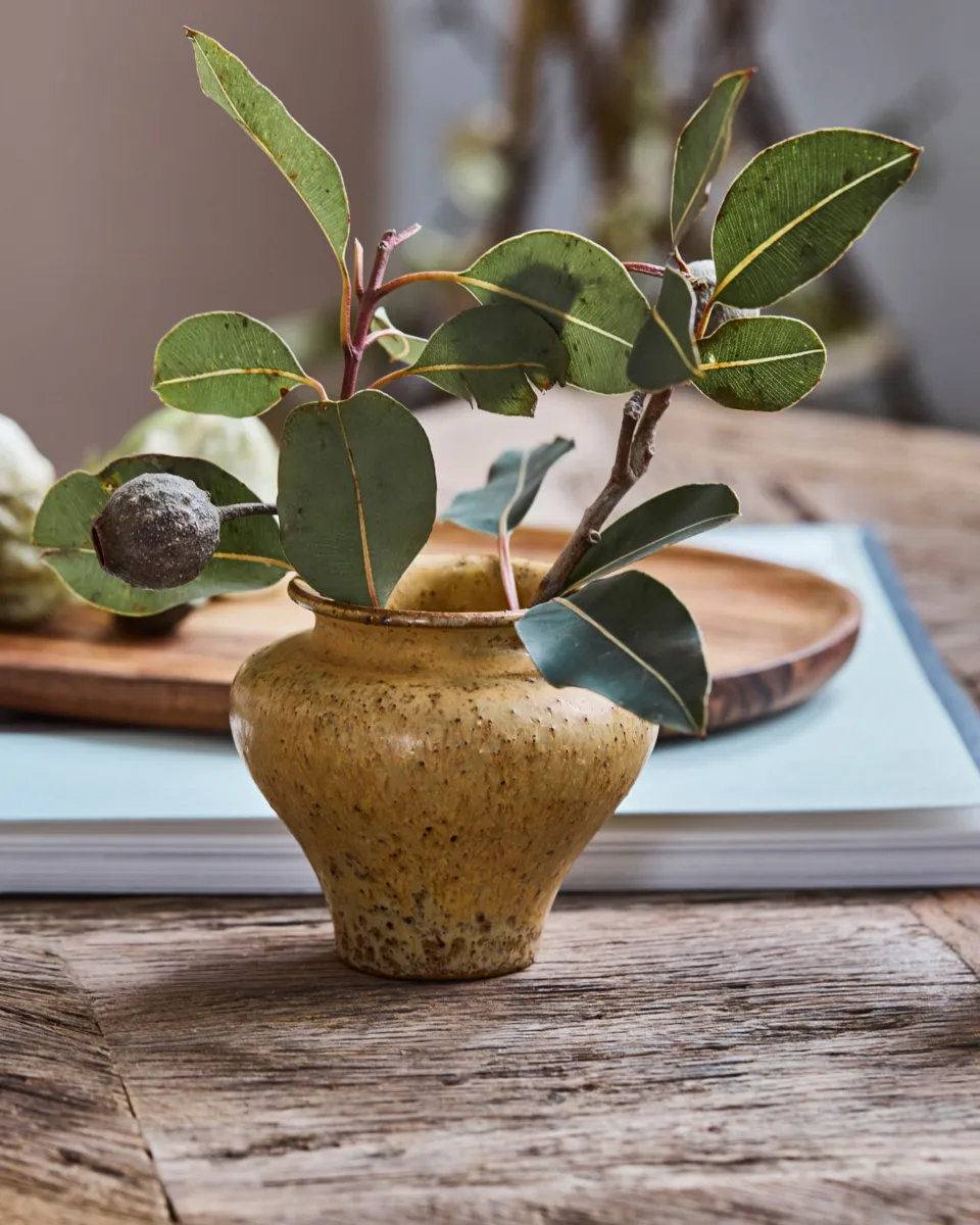 Kolo vase, Sennepsgul, 8,5 cm House Doctor