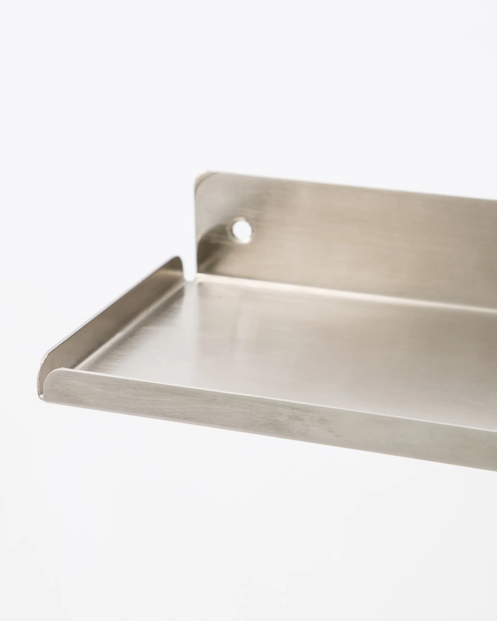 Ledge hylde 80 cm, Børstet sølv House Doctor