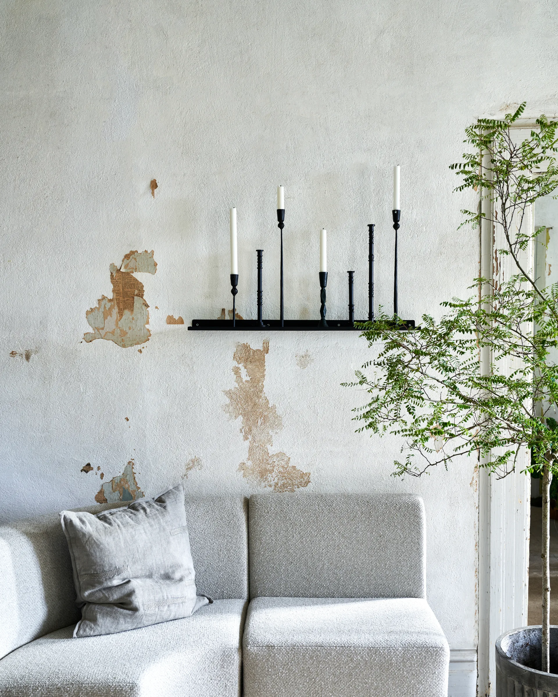 Ledge hylde 80 cm, Sort House Doctor