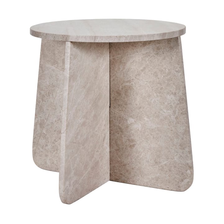 Marb sidebord 48x48x40 cm, Beige marmor House Doctor