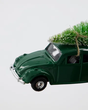 MINI Xmas car juledekoration - Grøn - House Doctor