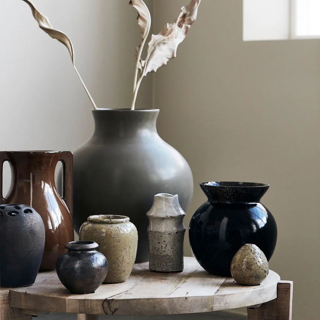 Mississipi vase 31 cm, Brun House Doctor
