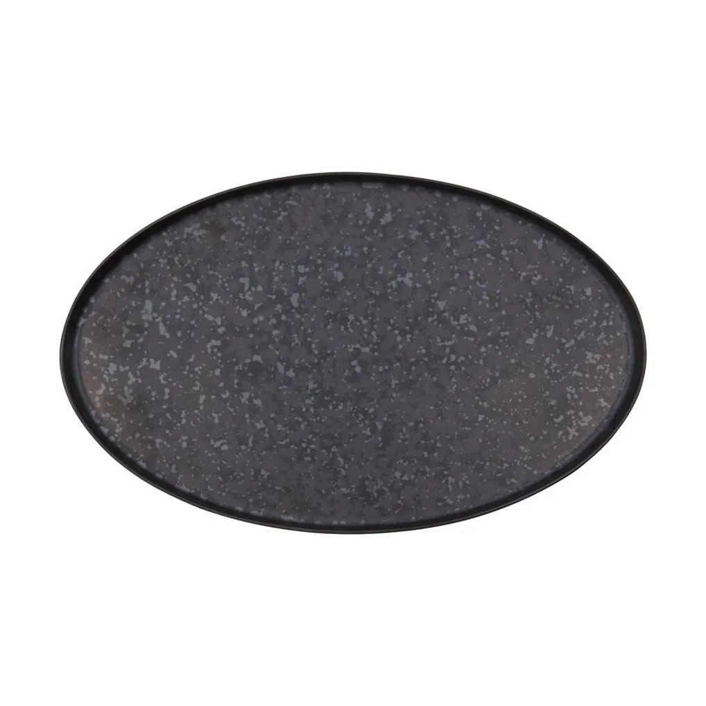 Pion serveringsfad 19,6x31 cm, Sort-brun House Doctor