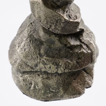 Raku lysestage antiksølv - 25 cm - House Doctor