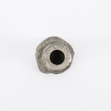 Raku lysestage antiksølv - 25 cm - House Doctor