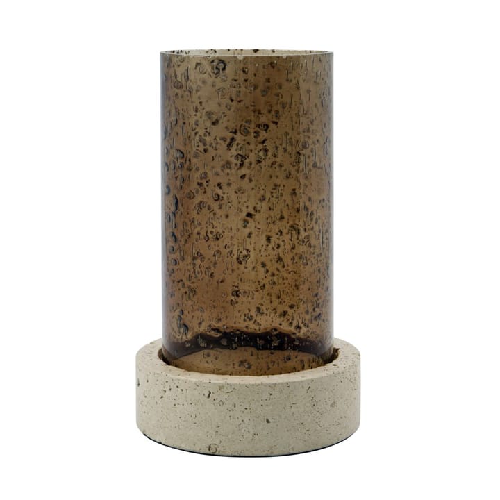 Rivo lysestage 21,5 cm - Brun - House Doctor